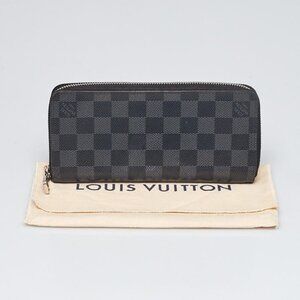 Louis Vuitton Damier Graphite Coated Canvas Zippy Vertical Wallet